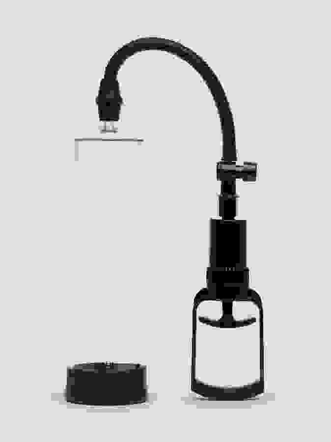 BASICS Trigger Penis Pump 8.5 Inches , Clear, hi-res